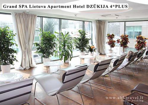 Grand SPA Lietuva Apartamentinis viešbutis Dzūkija, Druskininkai. Poilsis ir gydymas