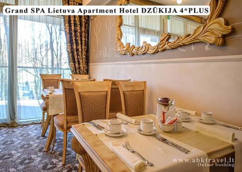 Grand SPA Lietuva Apartamentinis viešbutis Dzūkija, Druskininkai. Restoranas