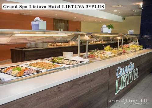 Grand SPA Lietuva viešbutis Lietuva, Druskininkai. Maitinimas viešbutyje