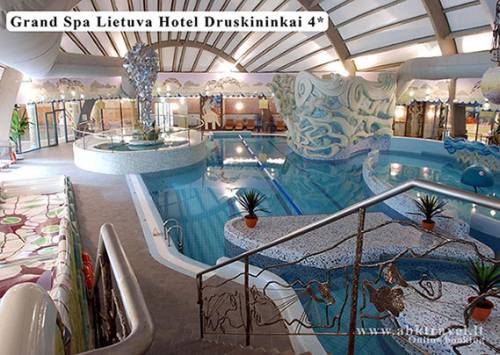 Grand SPA Lietuva viešbutis Druskininkai, Druskininkai. Vandens parkas sanatorijoje