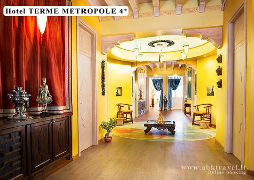 Viešbutis Terme Metropole 4*, Abano Terme. Gydomosios procedūros ir spa sveikatingumo centre