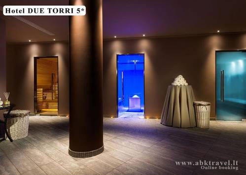 Viešbutis Due Torri 5*, Abano Terme. Pirčių zona