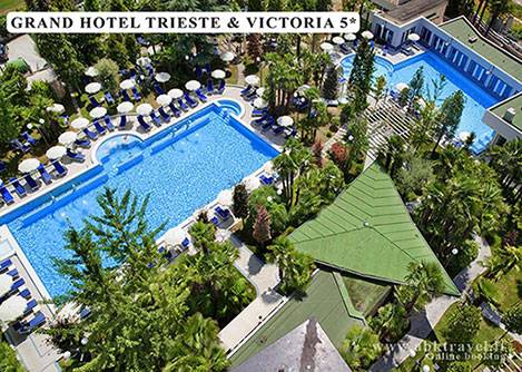 Sanatorija Grand Hotel Trieste & Victoria 5*, Abano Terme. Prabangus poilsis ir gydymas sanatorijoje Italijoje