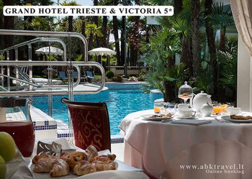 Sanatorija Grand Hotel Trieste & Victoria 5*, Abano Terme. Poilsis ir spa Italijoje