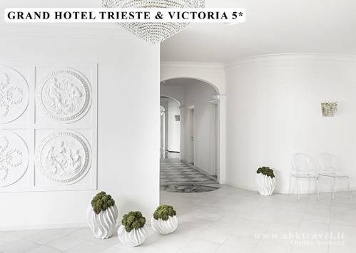 Sanatorija Grand Hotel Trieste & Victoria 5*, Abano Terme. Procedūros prabangiame spa centre