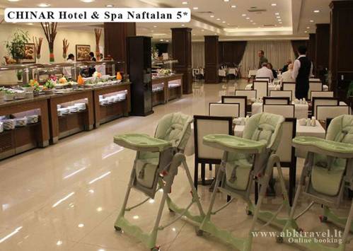 Sanatorija Chinar Hotel & SPA Naftalan 5*, Naftalanas. Restoranas