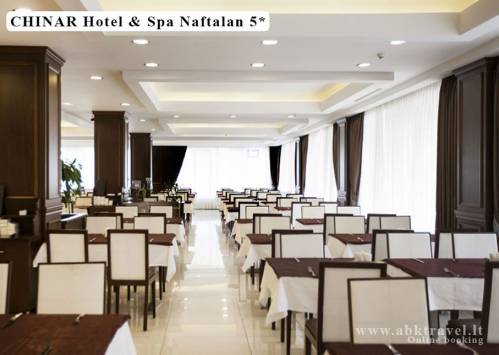 Sanatorija Chinar Hotel & SPA Naftalan 5*, Naftalanas. Restoranas