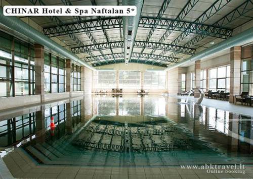 Sanatorija Chinar Hotel & SPA Naftalan 5*, Naftalanas. Baseinai ir spa poilsis
