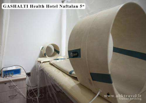 Sanatorija Gashalti Health Hotel Naftalan 5*, Naftalanas. Gydomosios procedūros sanatorijoje