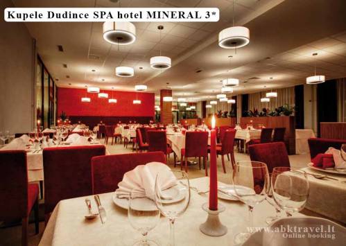 Kupele Dudince SPA viešbutis Mineral 3*, maitinimas restorane