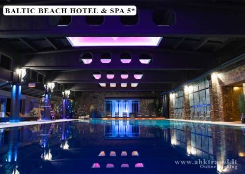 Baltic Beach Hotel & SPA 5*, Jūrmala. Baseinų ir pirčių kompleksas viešbutyje
