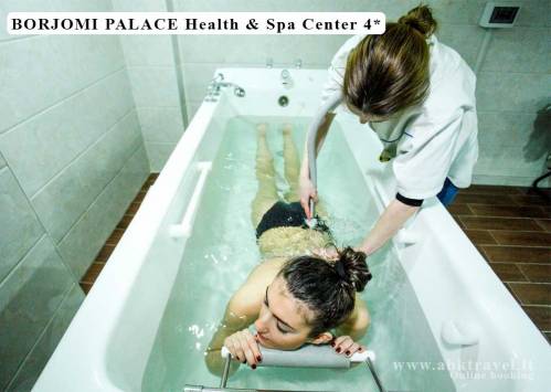 Borjomi Palace Health & Spa Center 4*, Boržomi. Sveikatinimo ir gydymo procedūros