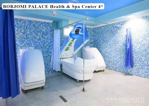 Borjomi Palace Health & Spa Center 4*, Boržomi. Gydomosios procedūros