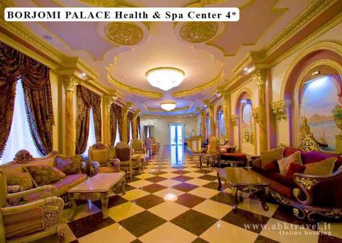 Borjomi Palace Health & Spa Center 4*, Boržomi. Sanatorijos aplinka